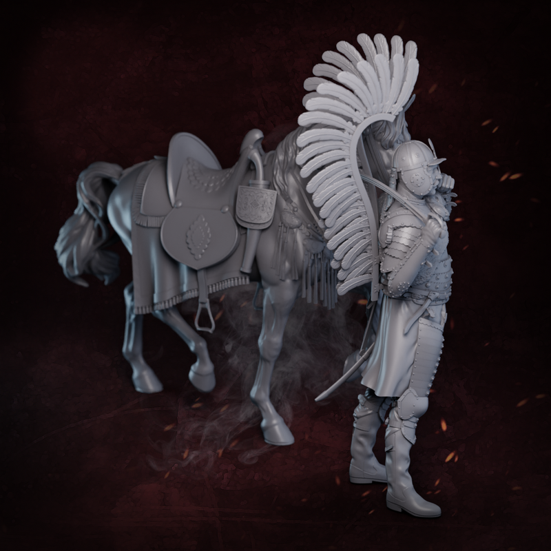 Winged Hussar XVII Century - 3D Print