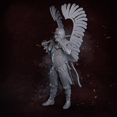 Winged Hussar XVII Century - 3D Print