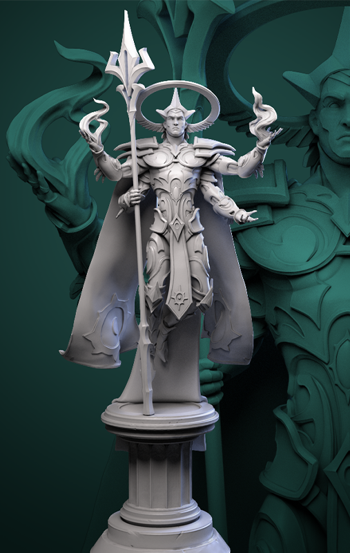 Kala the Punishing Judge - 75mm - 3D Print