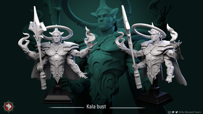 Kala the Punishing Judge Bust - 3D Print