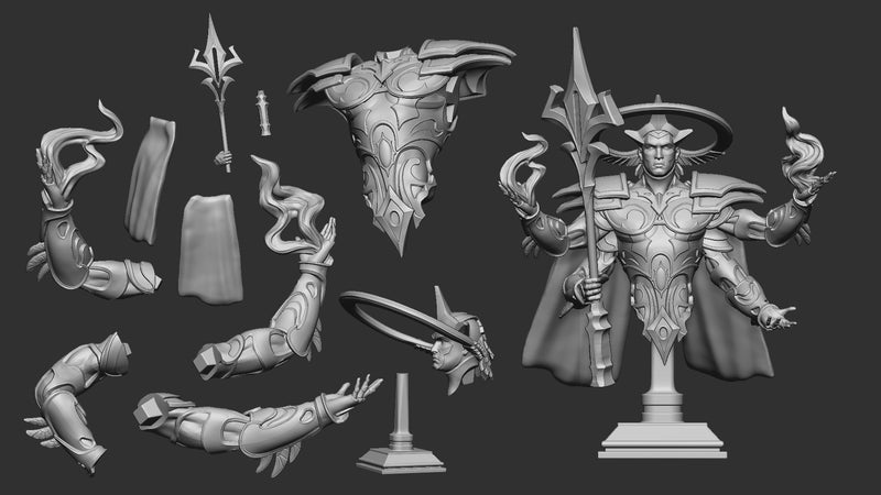 Kala the Punishing Judge Bust - 3D Print