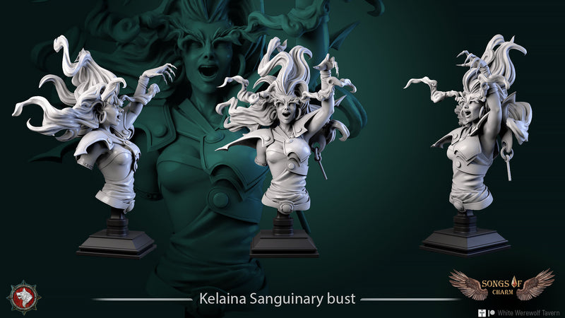 Kelaina Sanguinary Bust - 3D Print