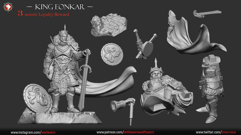 King Eonkar - 75mm - 3D Print