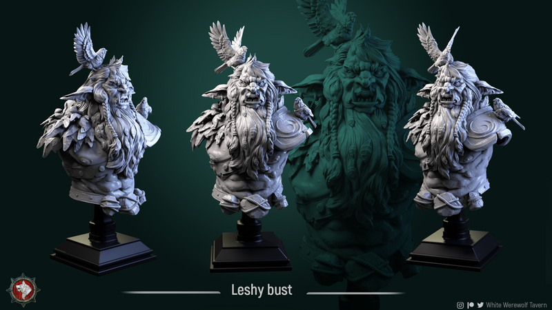 Leshy Bust - 3D Print