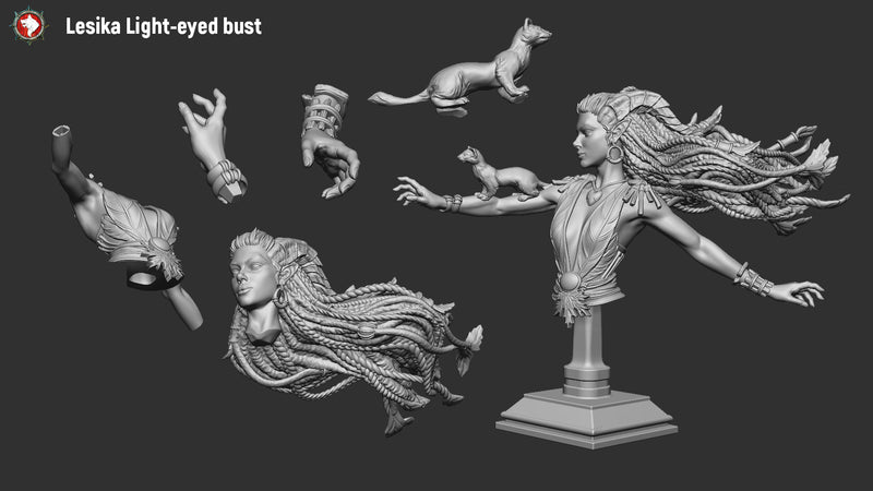 Lesika Bust - 3D Print