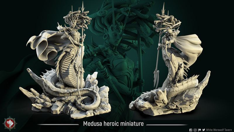Medusa - 75mm - 3D Print