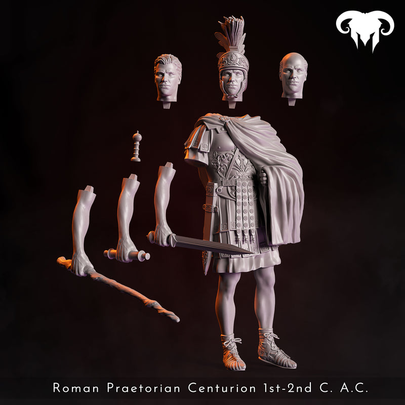 In Charge, Roman Praetorian Centurion 1st-2nd C. AD - 3D Print