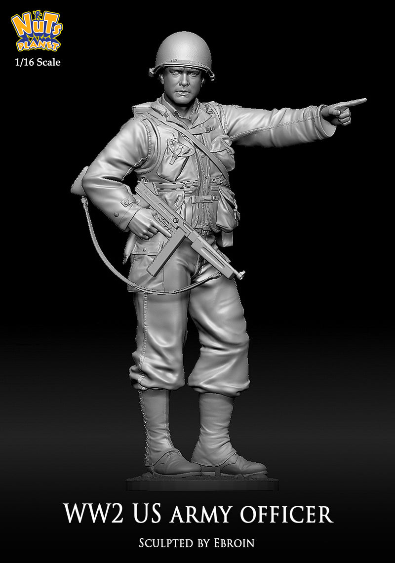 WW2 US Army Officer (120mm)