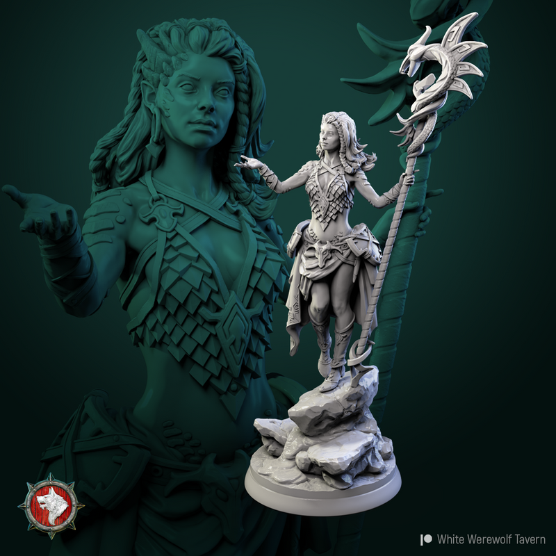 Nala the Dragon Lordess - 75mm - 3D Print