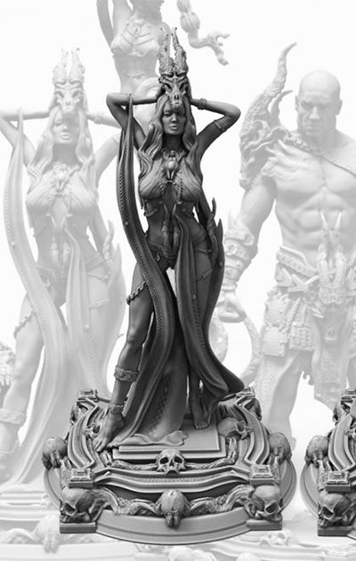 Necromancer Priestess - 3D Print