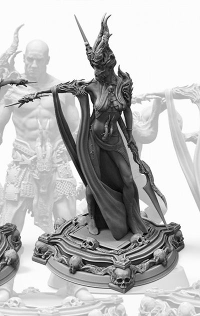 Boneflesh Necropriestess - 3D Print