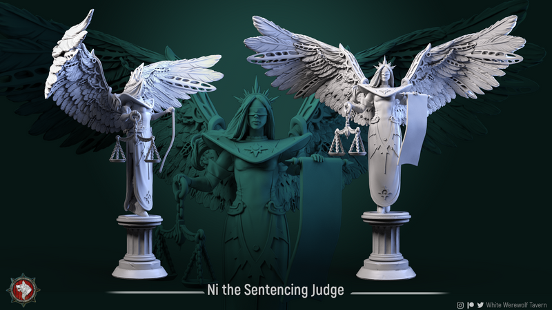 Ni the Sentencing Judge - 75mm - 3D Print