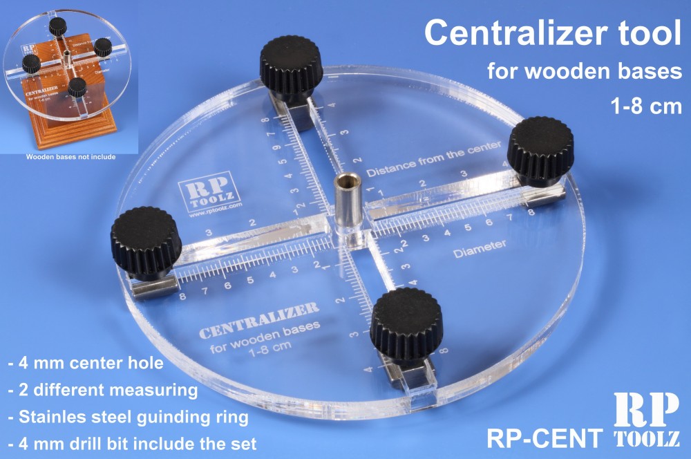 RP Toolz - Centralizer for wooden bases 1-8cm - RP-CENT
