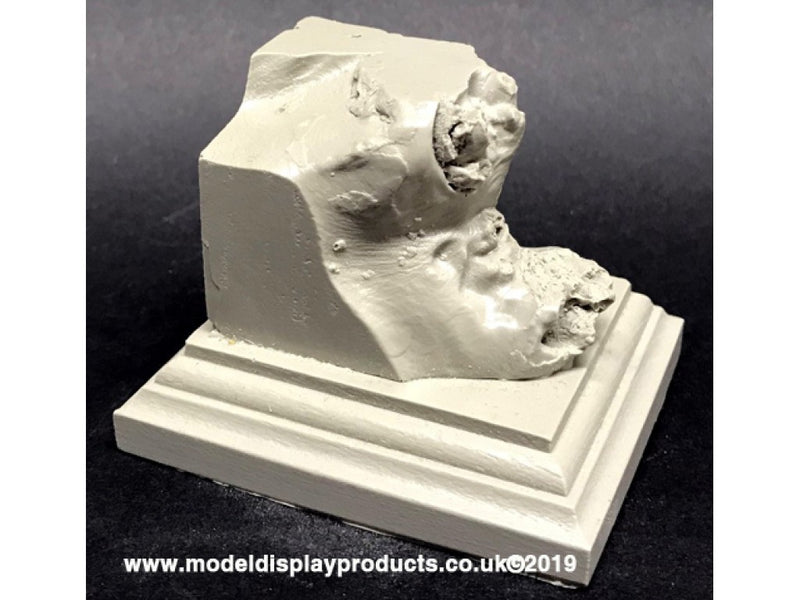 Oblong Rough Plinth - Cream