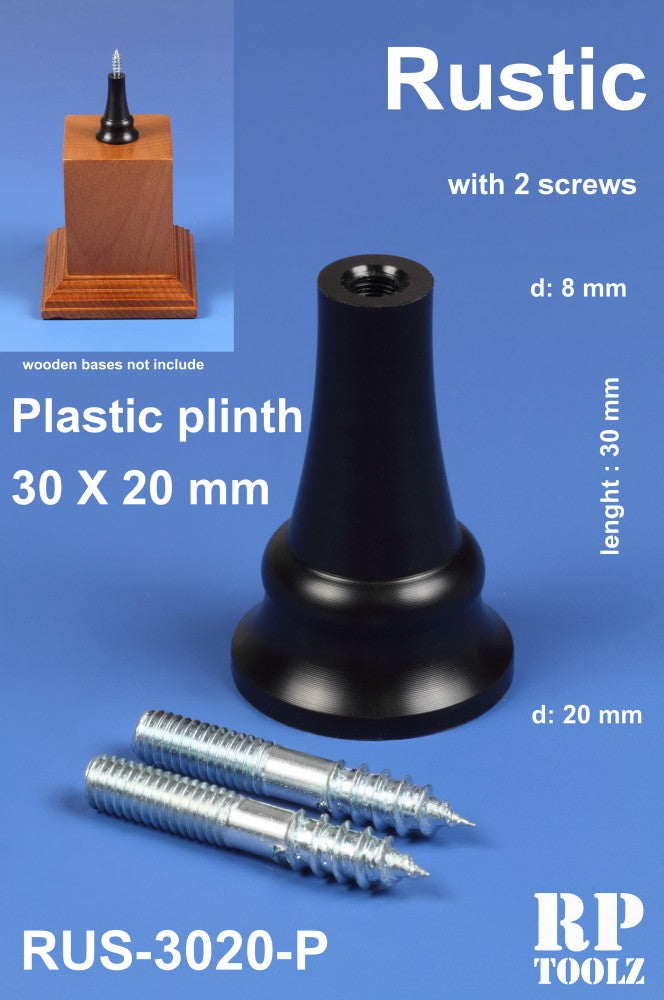 Rustic Plastic Plinth 30x20mm