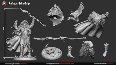 Rafinus Grim - 75mm - 3D Print