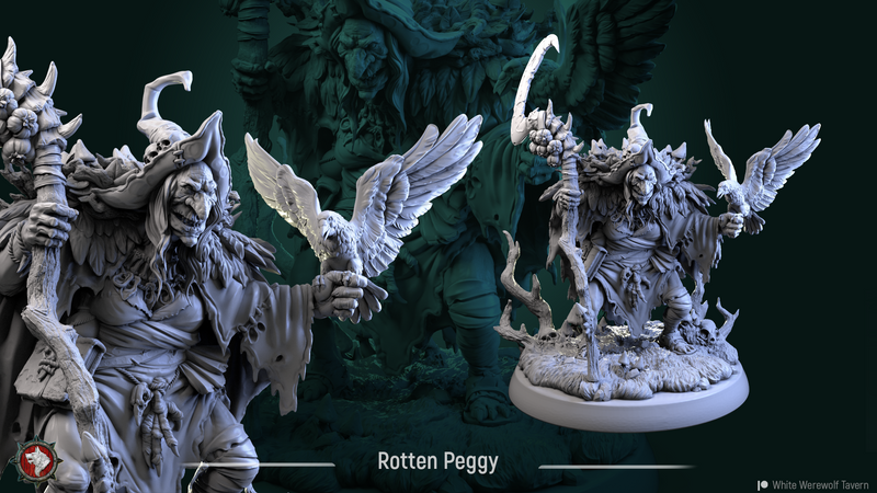 Rotten Peggy - 75mm - 3D Print