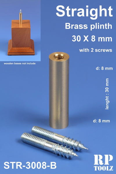 Straight Brass Plinth 30x8mm