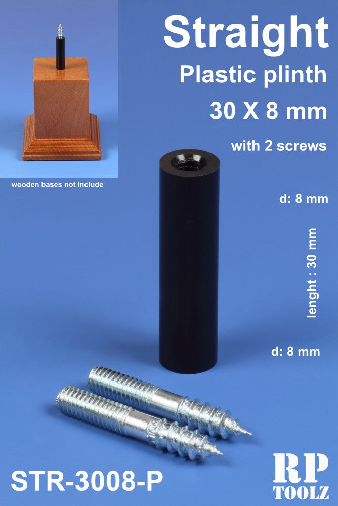 Straight Plastic Plinth 30x8mm