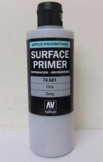 Vallejo Acrylic Polyurethane - Primer Grey 200ml