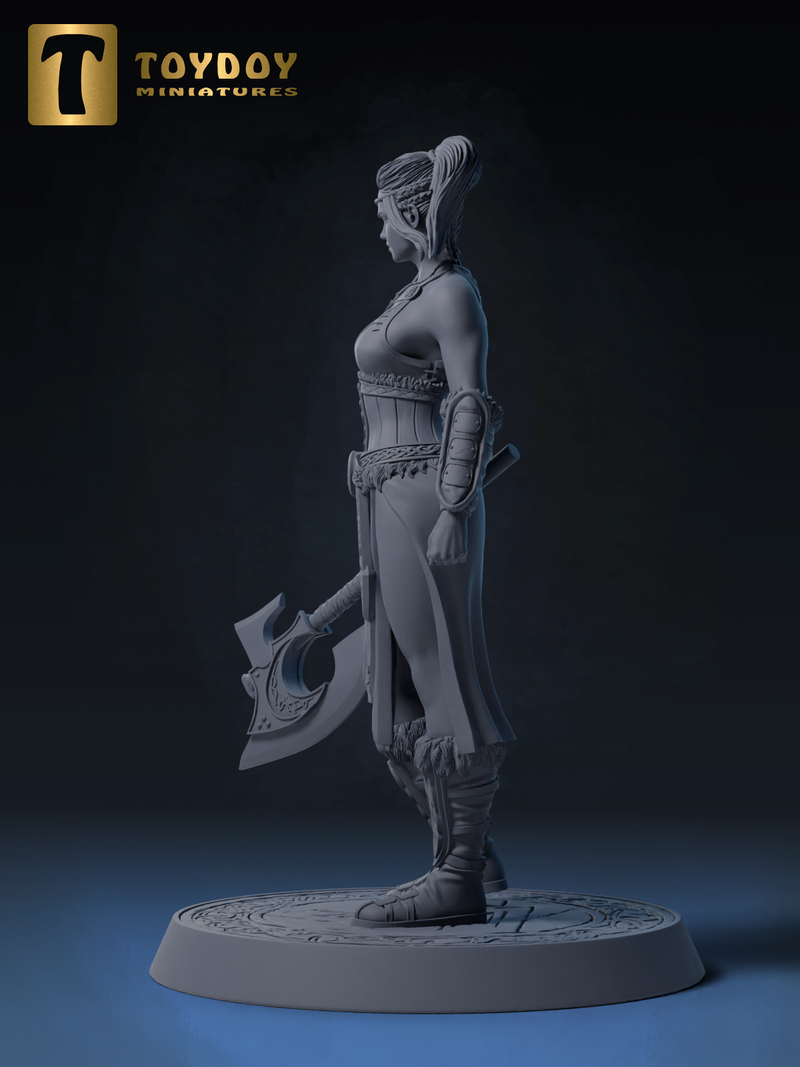 Thyra, The North Woman, 75mm - 3D Print