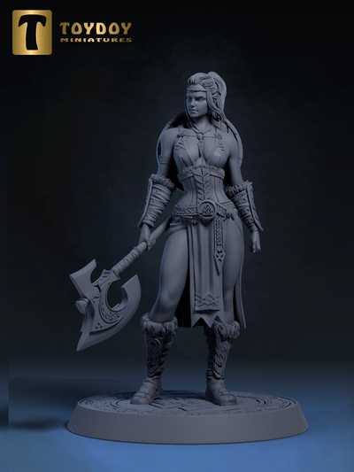 Thyra, The North Woman, 75mm - 3D Print