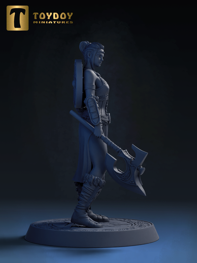 Thyra, The North Woman, 75mm - 3D Print