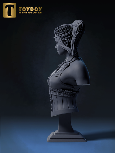 Thyra, The North Woman Bust - 3D Print