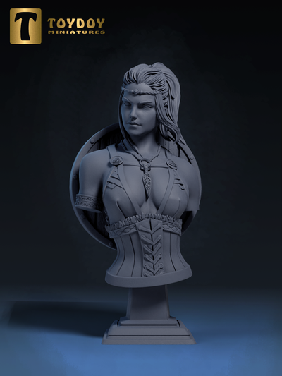 Thyra, The North Woman Bust - 3D Print