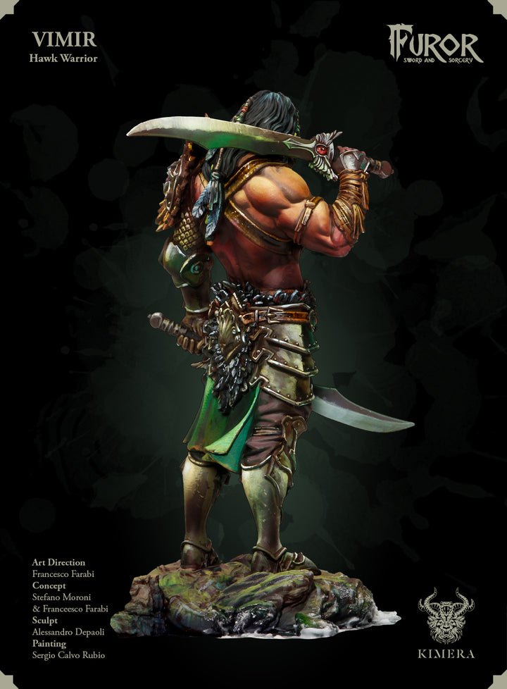 Phoenix/diorama/Figurine artiste 54mm no 90mm Durendal Metal Modeles Le