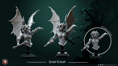Zurae-Ta Bust - 3D Print
