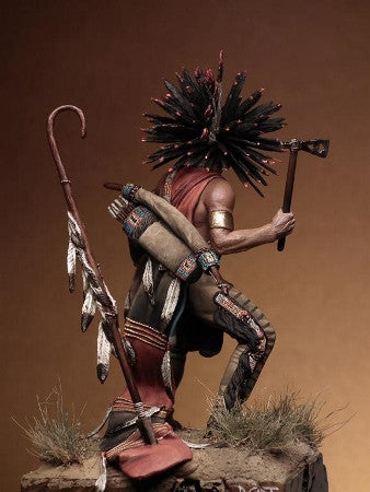 Soldat jouet miniature peint Cheyenne Cheaf XIXe siècle Soldat jouet miniature peint Cheyenne Cheaf XIXe siècle