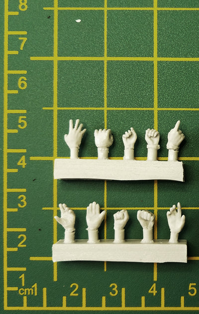 Hands - Set 1 - 54mm