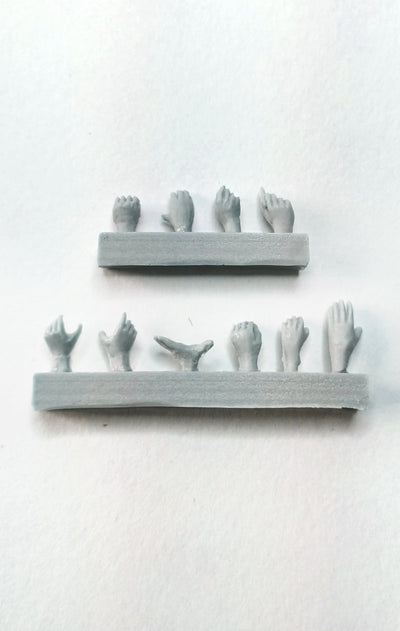 Hands - Set 2 - 54mm