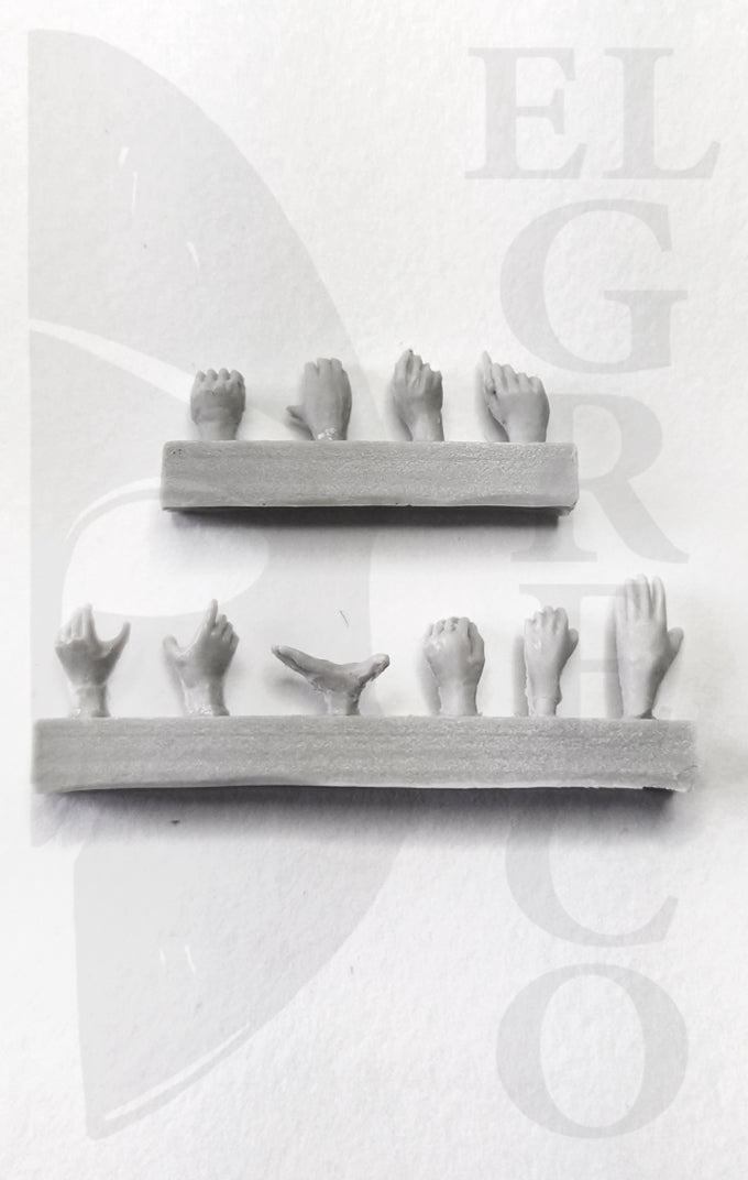 Hands - Set 2 - 54mm