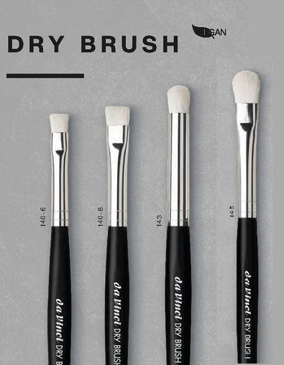 Dry Brush Set, White Synthetic Fibres - SERIES 4179