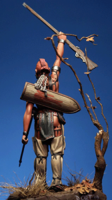 Huron Warrior, 17th century