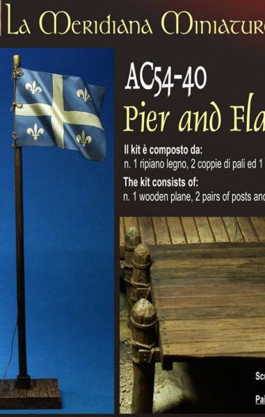 Pier and Flag Mast set