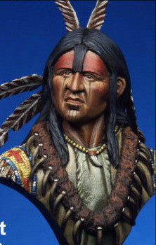 Blackfoot Warrior Bust, 1845