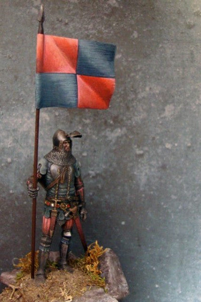 Knight with Flag, XIV-XV Cent.