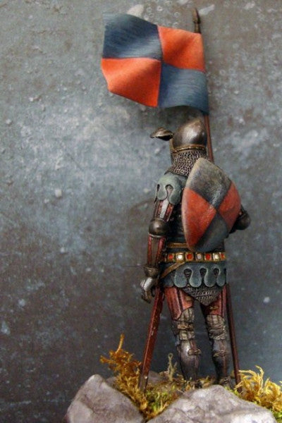 Knight with Flag, XIV-XV Cent.