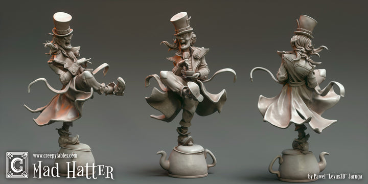 Mad Hatter (Full figure 20cm) - Creepytables - El Greco Miniatures