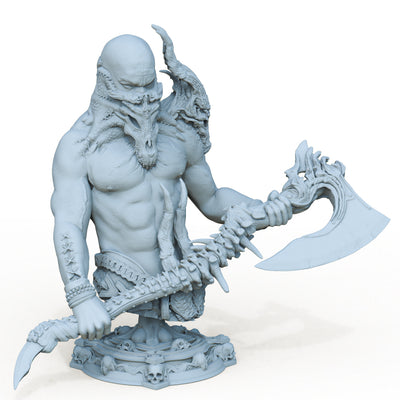 Boneflesh Necrowarrior Bust- 3D Print