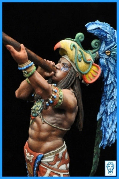 Mayan "Quetzal" Warrior (b'a-TE' K'UK)