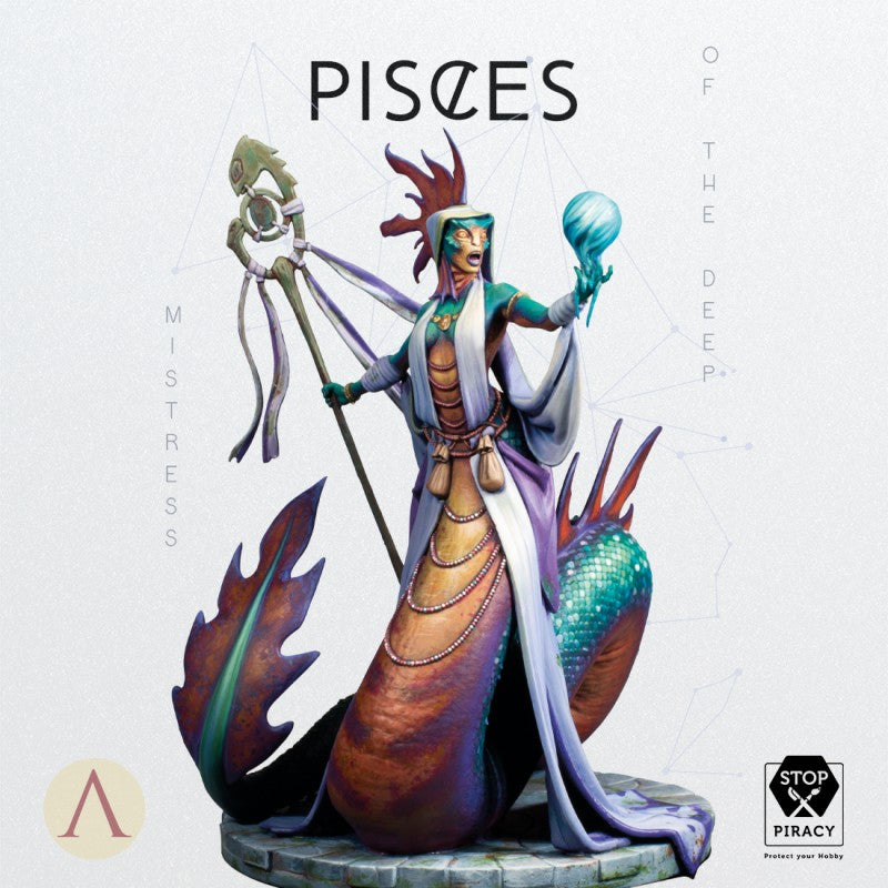 PISCES 75MM ZODIAC MYSTIC SIGNS