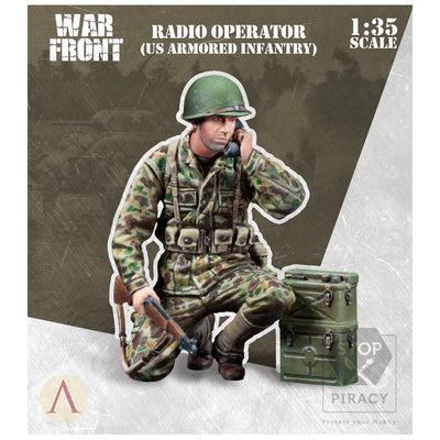 Radio Operator, US Armoured Infantry 1/35 scale