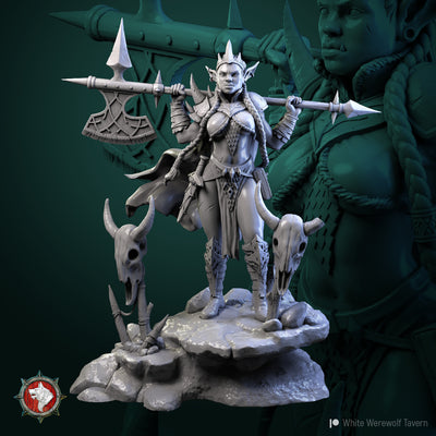 Goblin Queen - 75mm - 3D Print