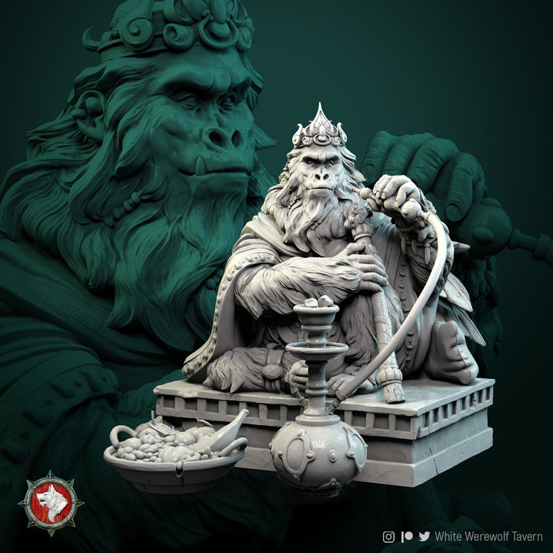 Kruh Monkey King - 75mm - 3D Print