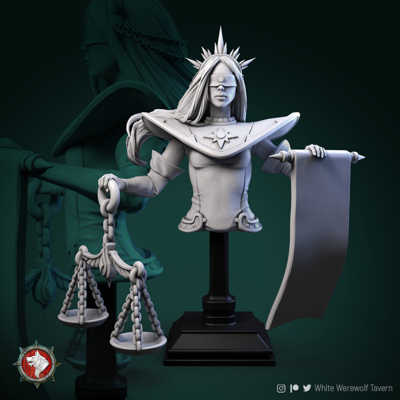 Ni the Sentencing Judge Bust - 3D Print