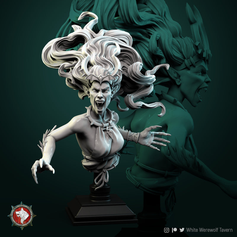 Mad Gallarta Bust - 3D Print